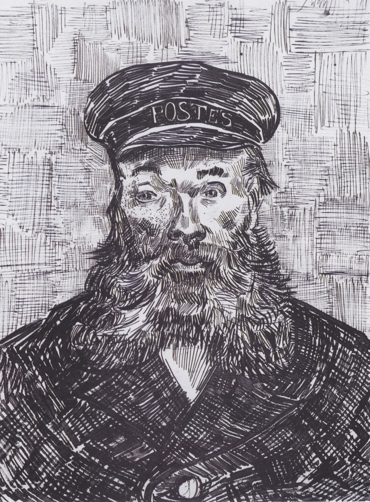 Portrait of Josepf Roulin, Vincent van Gogh