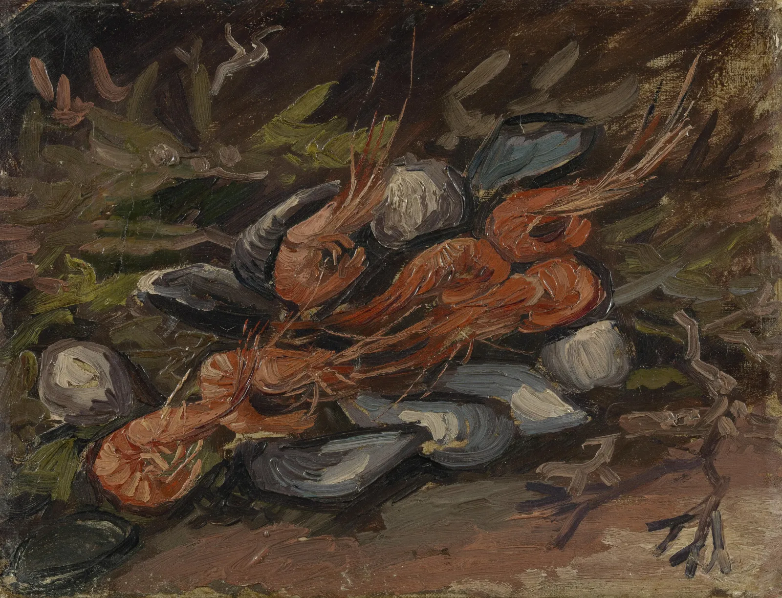 Prawns and Mussels, Vincent van Gogh