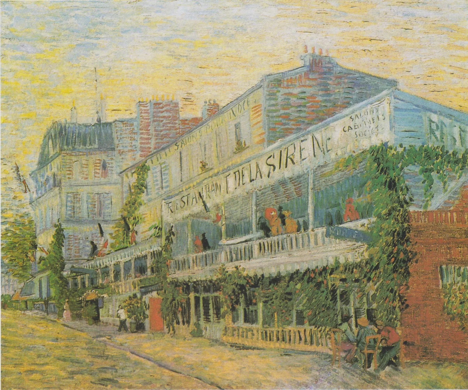 Restaurant de la Sirène à Asnières, Vincent van Gogh