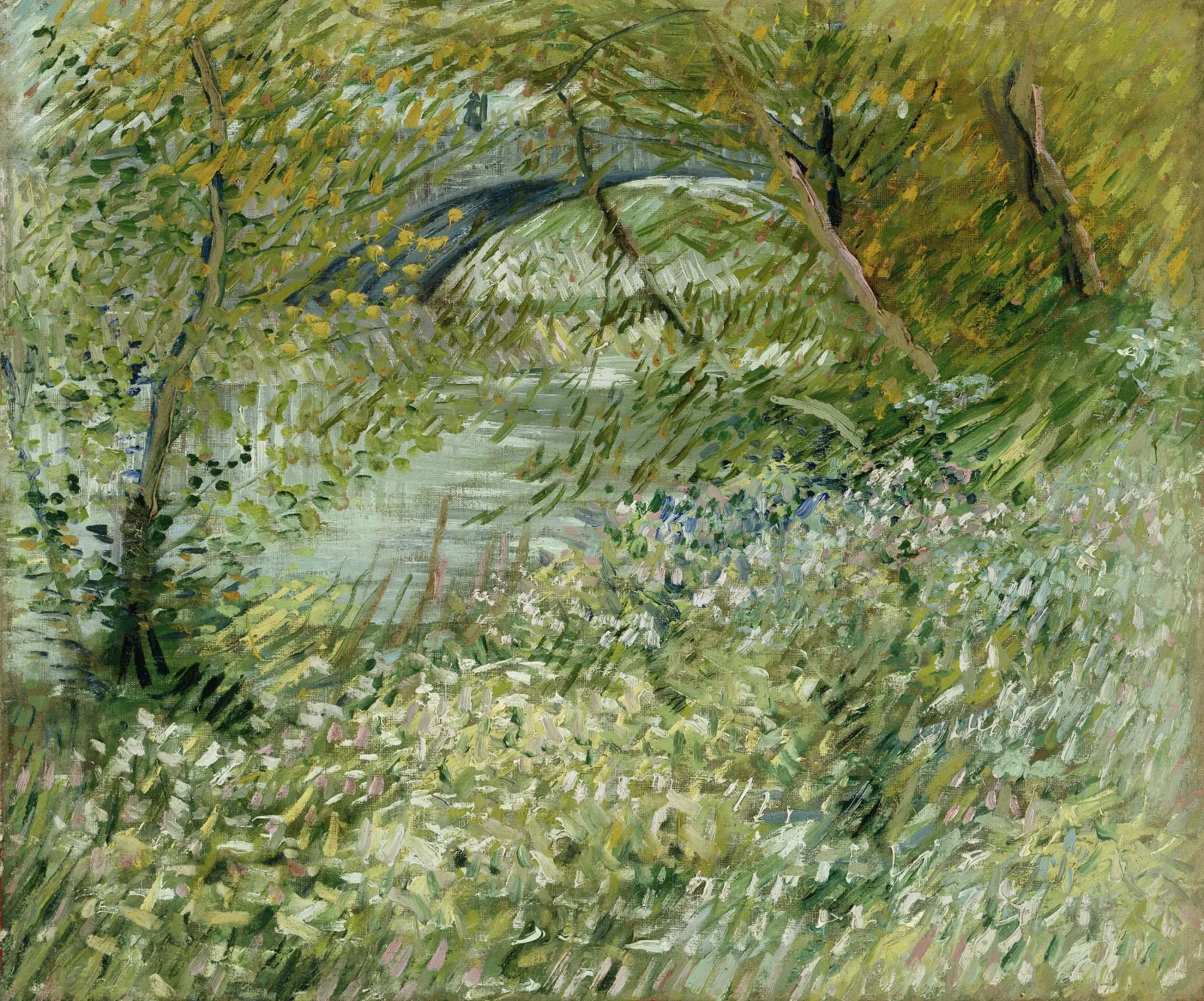River Bank in Springtime, Vincent van Gogh