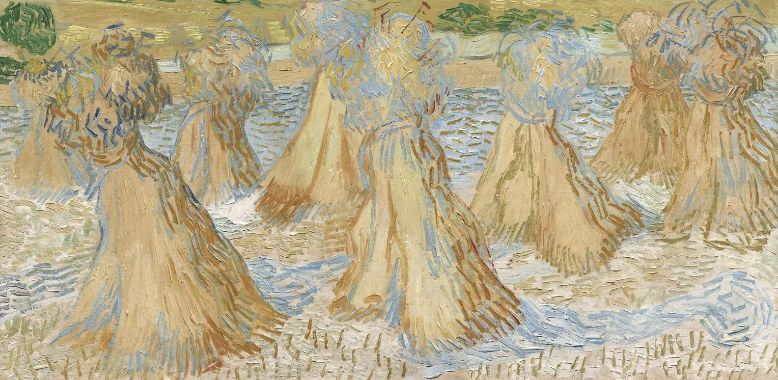 Gavillas de trigo, Vincent van Gogh