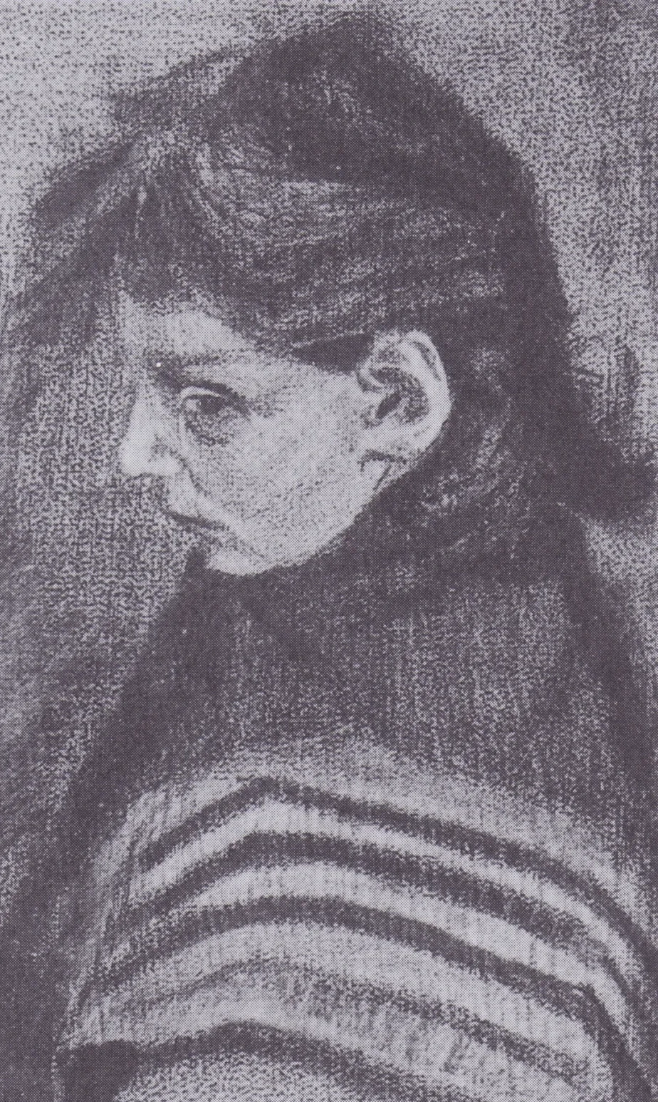 La Fille de Sien avec un foulard, Vincent van Gogh