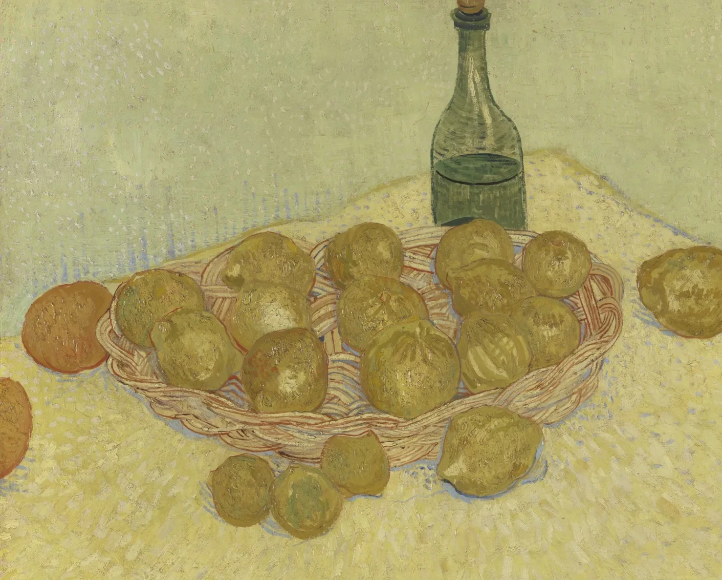 Still Life: Bottle, Lemons and Oranges, Vincent van Gogh