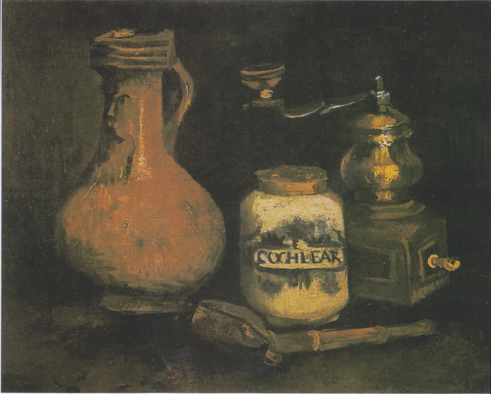 Still life with a Bearded-Man Jar, Vincent van Gogh