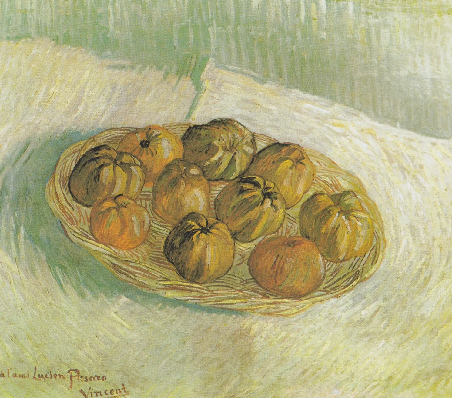 Still Life with Basket of Apples, Vincent van Gogh