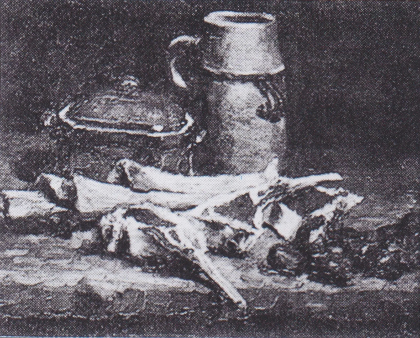 Still Life with Meat, Vegetables and Pottery, Vincent van Gogh
