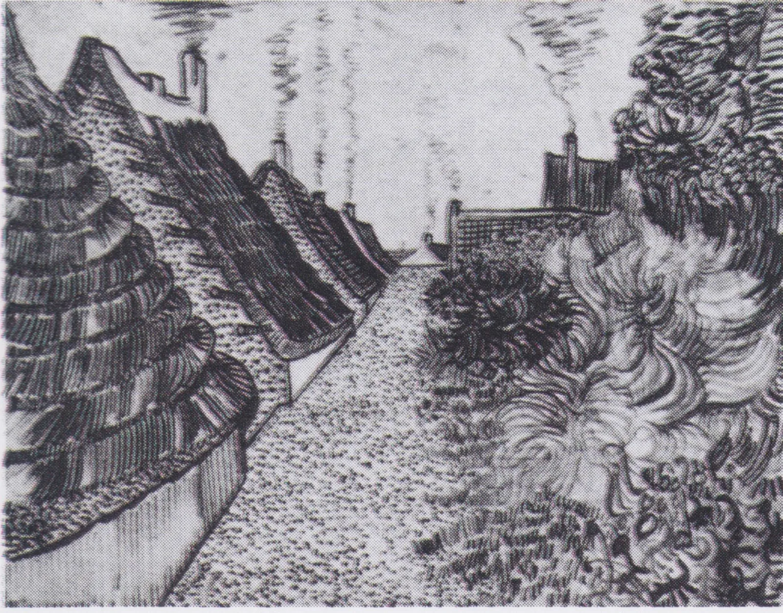 Street in Saintes-Maries, Vincent van Gogh