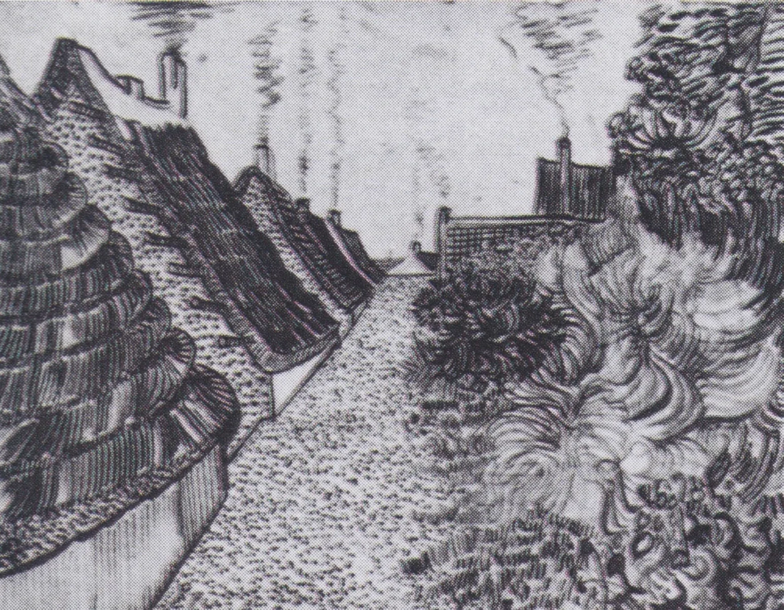 Street in Saintes-Maries, Vincent van Gogh