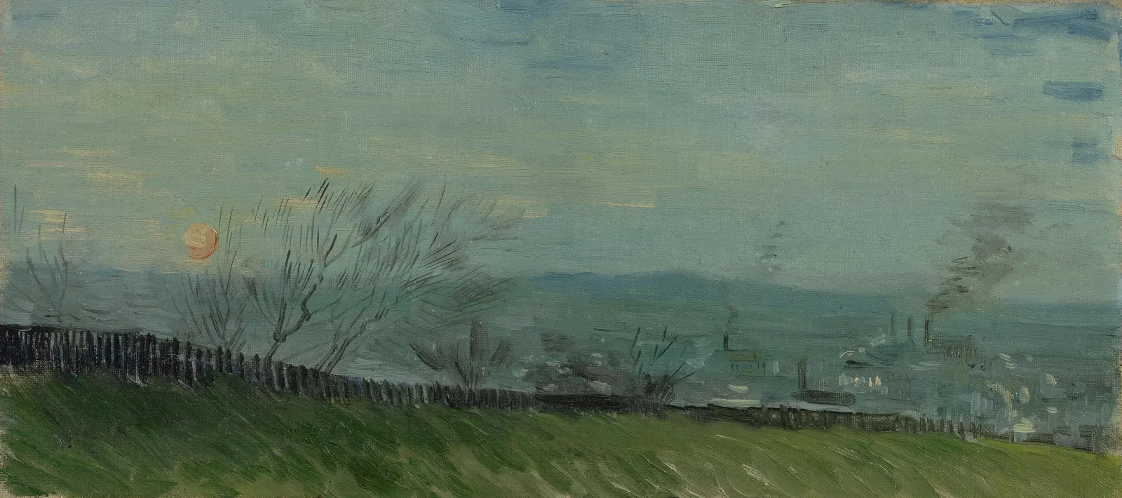 Sunset in Montmartre, Vincent van Gogh