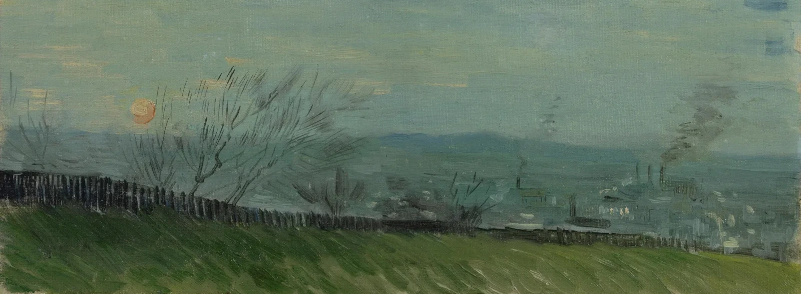 Sunset in Montmartre, Vincent van Gogh