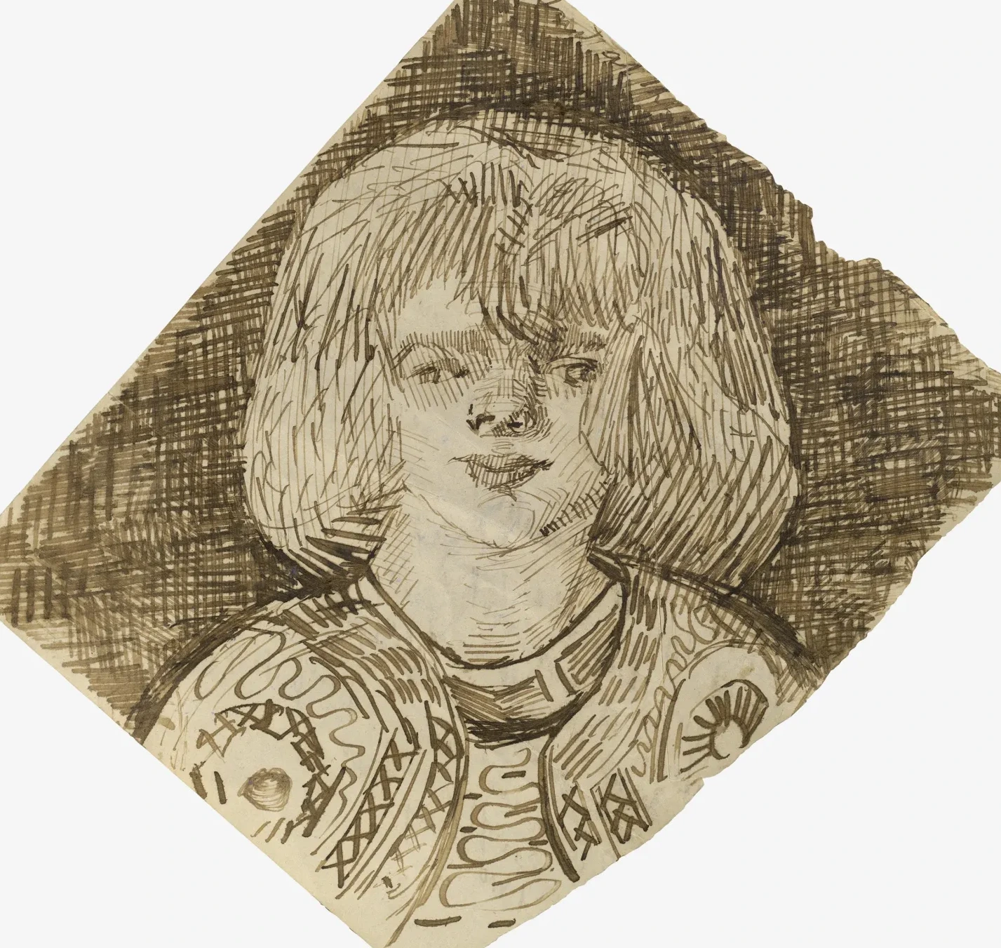 Tête de fille, Vincent van Gogh