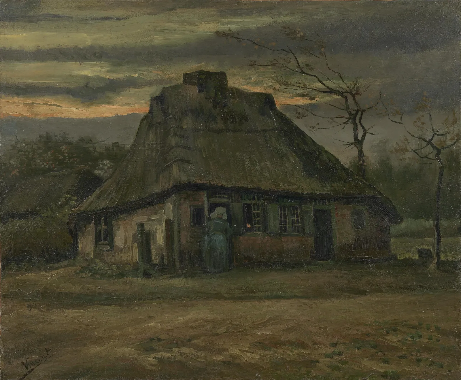 The Cottage, Vincent van Gogh