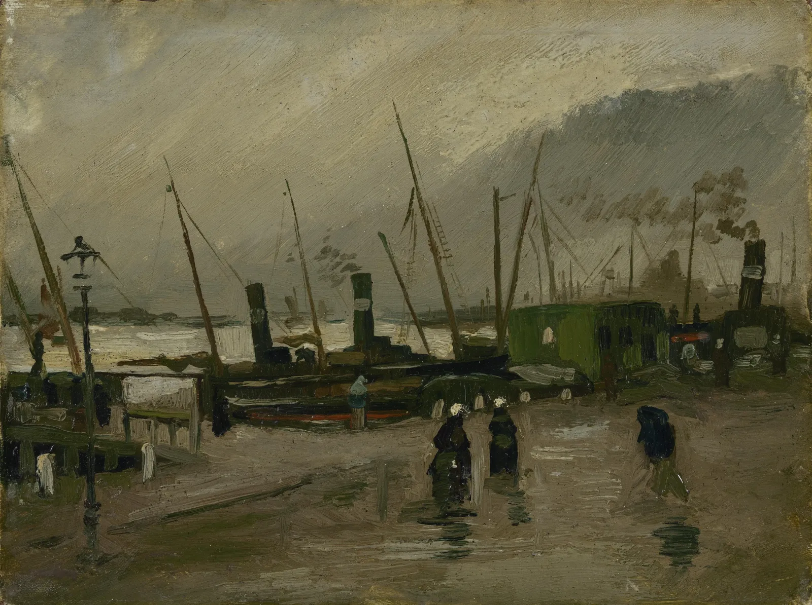 The De Ruijterkade in Amsterdam, Vincent van Gogh