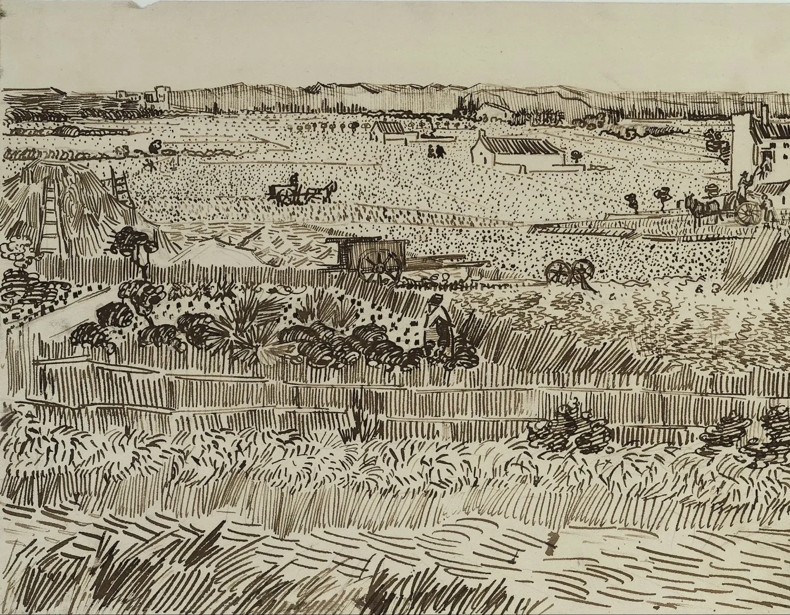 The Harvest (for Émile Bernard), Vincent van Gogh