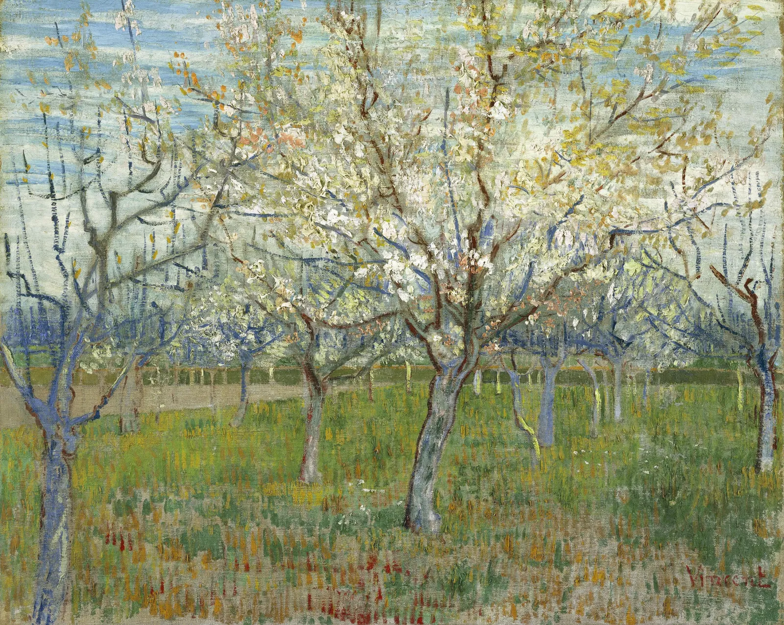 The pink orchard, Vincent van Gogh