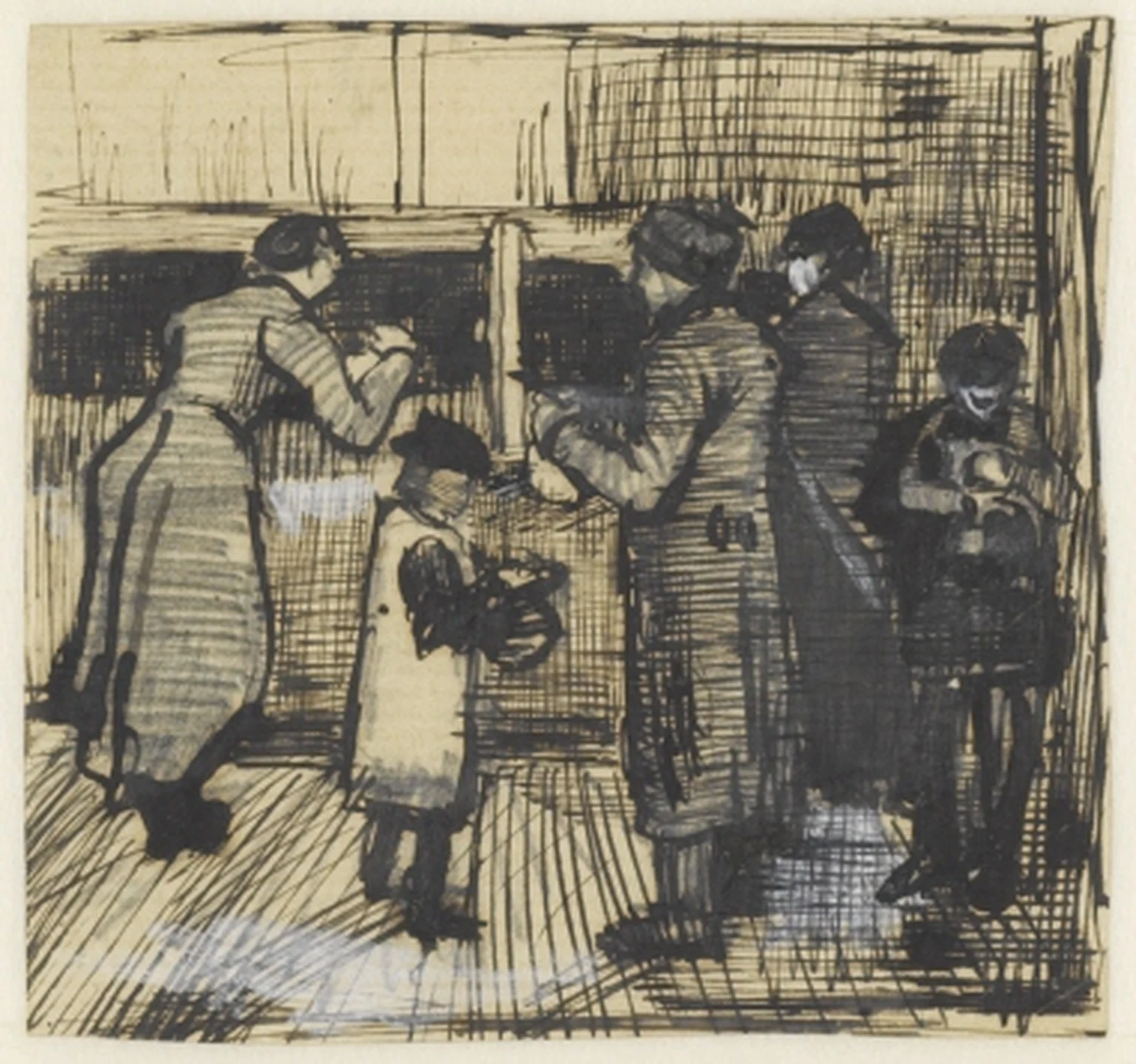 The Public Soup Kitchen, Vincent van Gogh