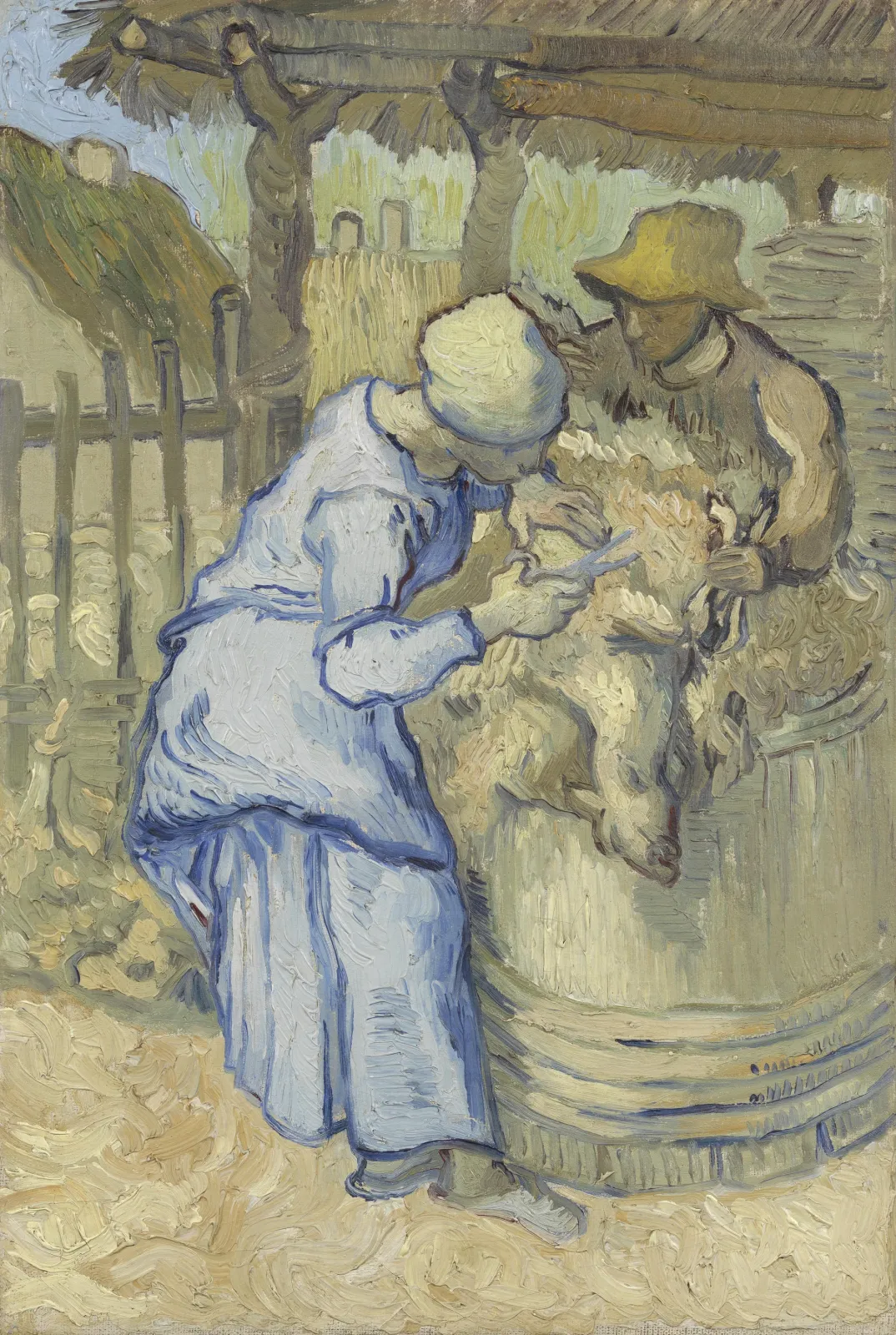 The Sheepshearer (after Millet), Vincent van Gogh