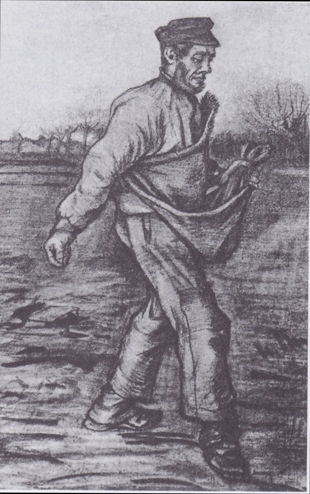 The Sower: Facing Right, Vincent van Gogh