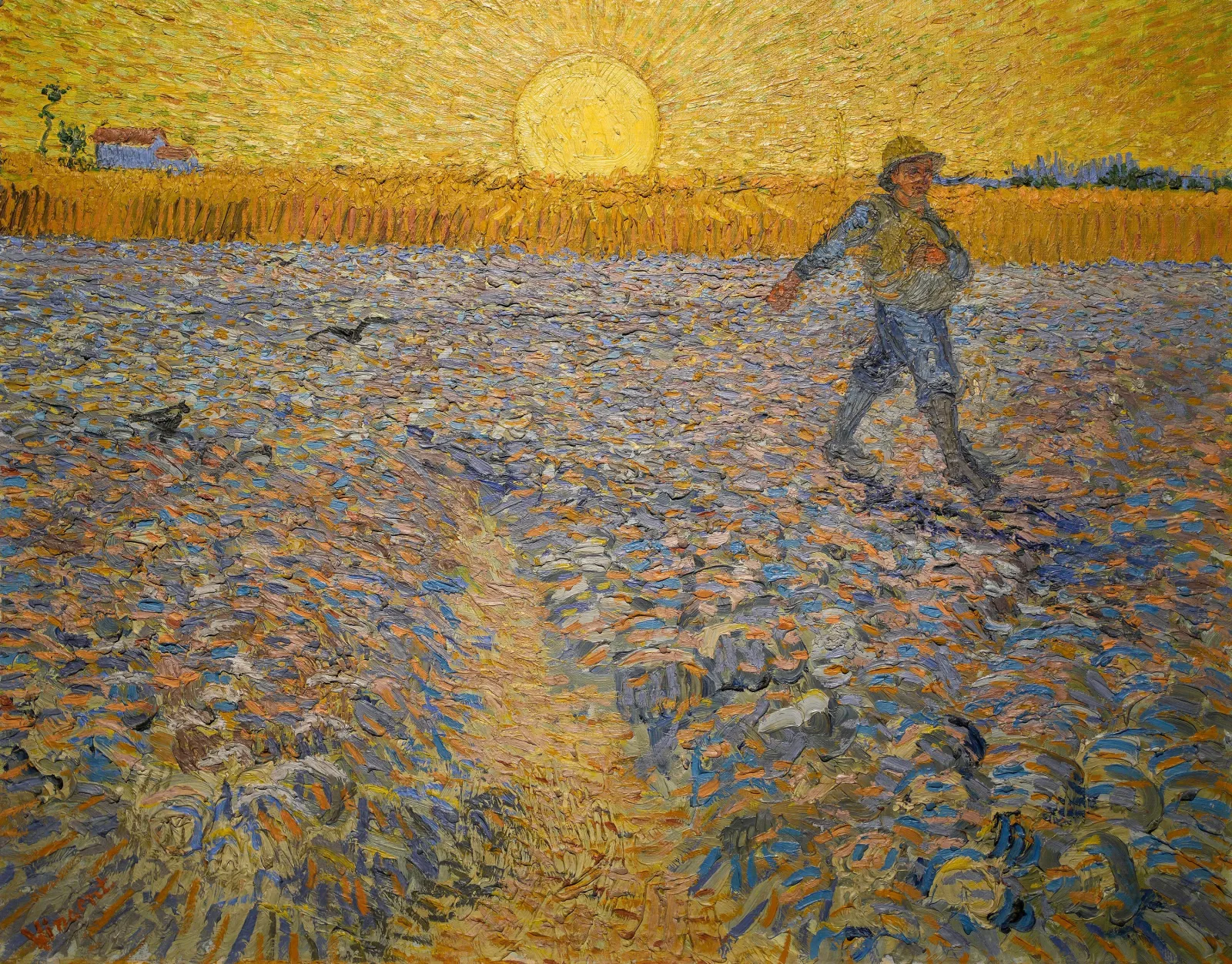 The Sower (Sower at Sunset), Vincent van Gogh