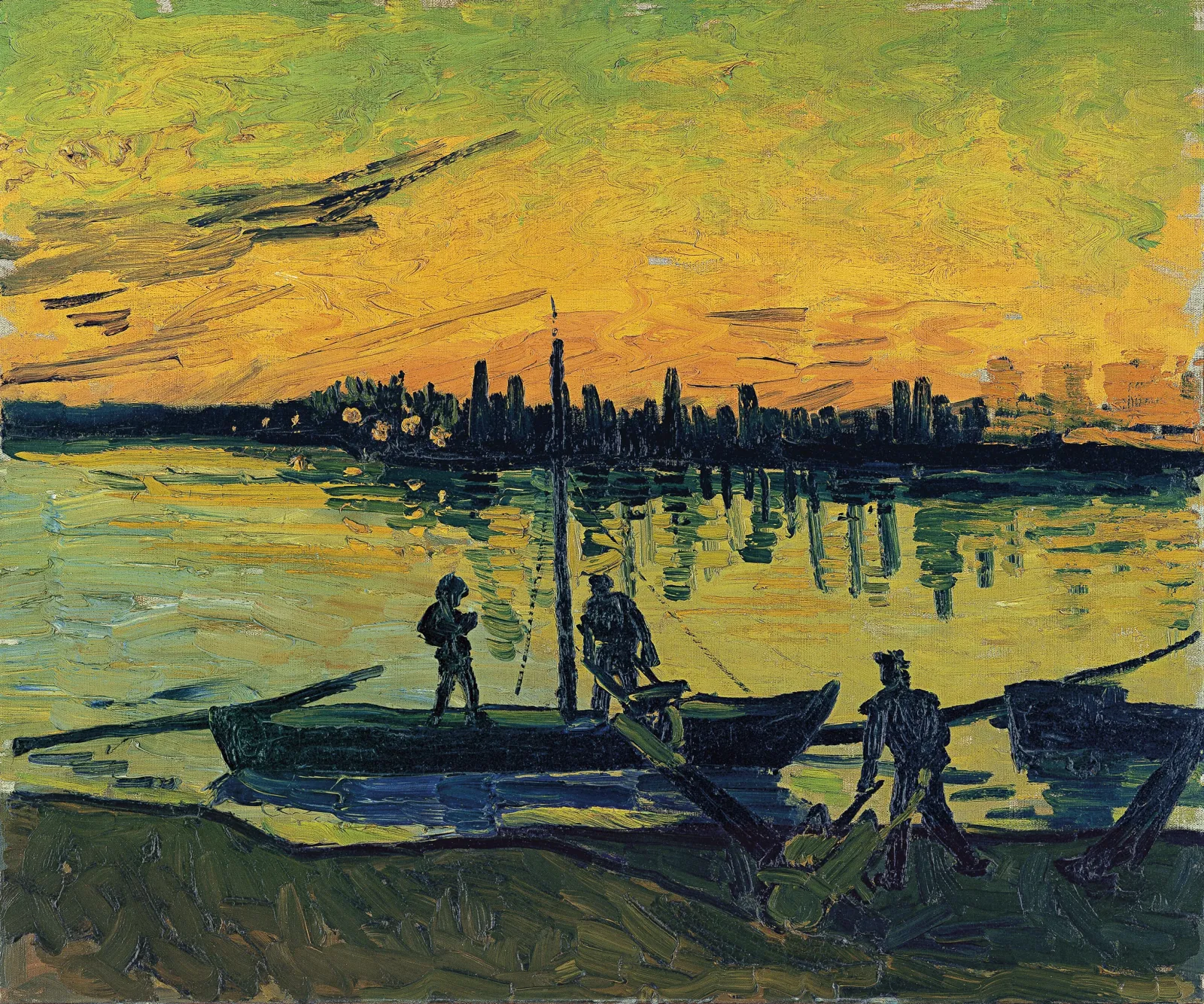 The Stevedores in Arles, Vincent van Gogh
