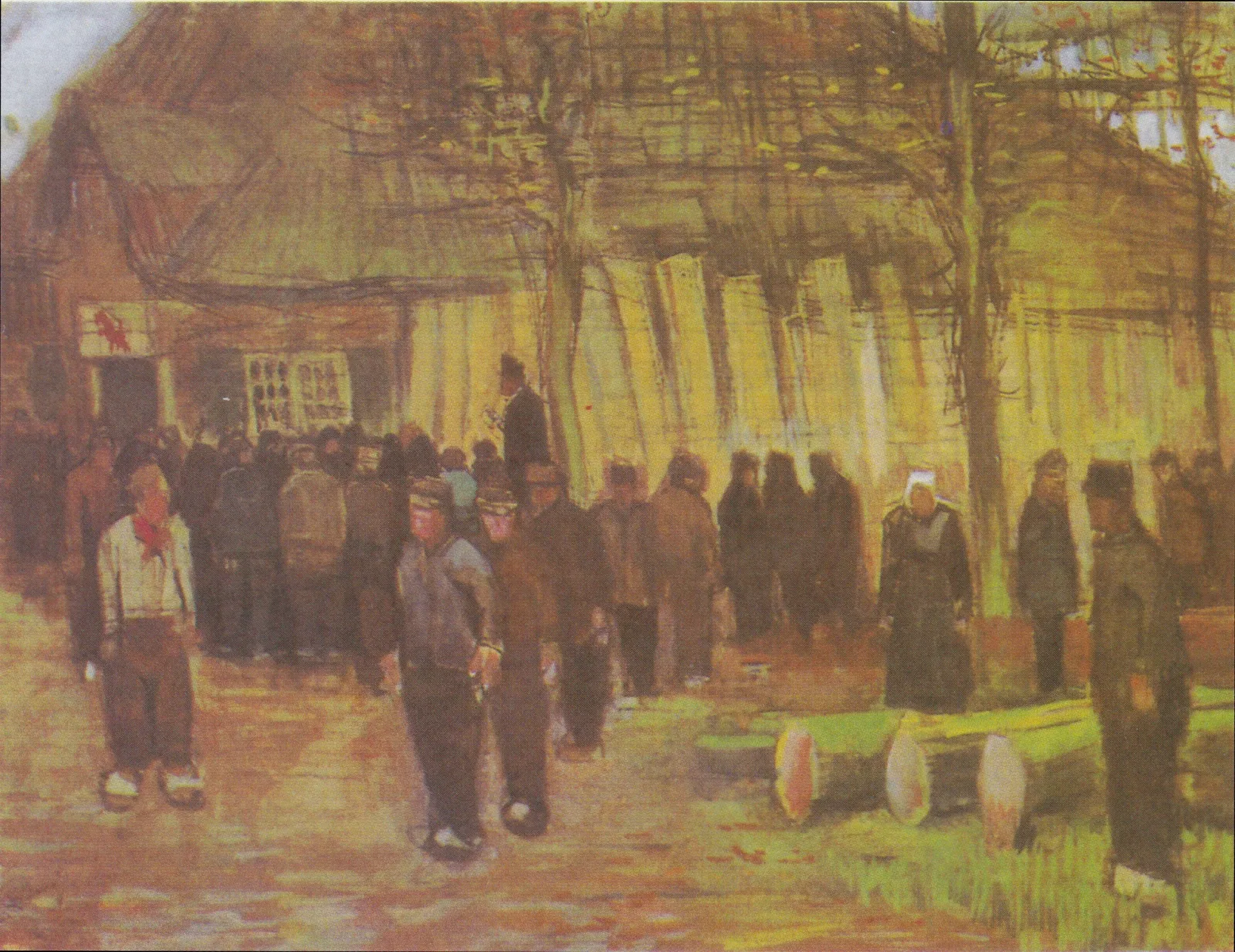 The timber auction, Vincent van Gogh