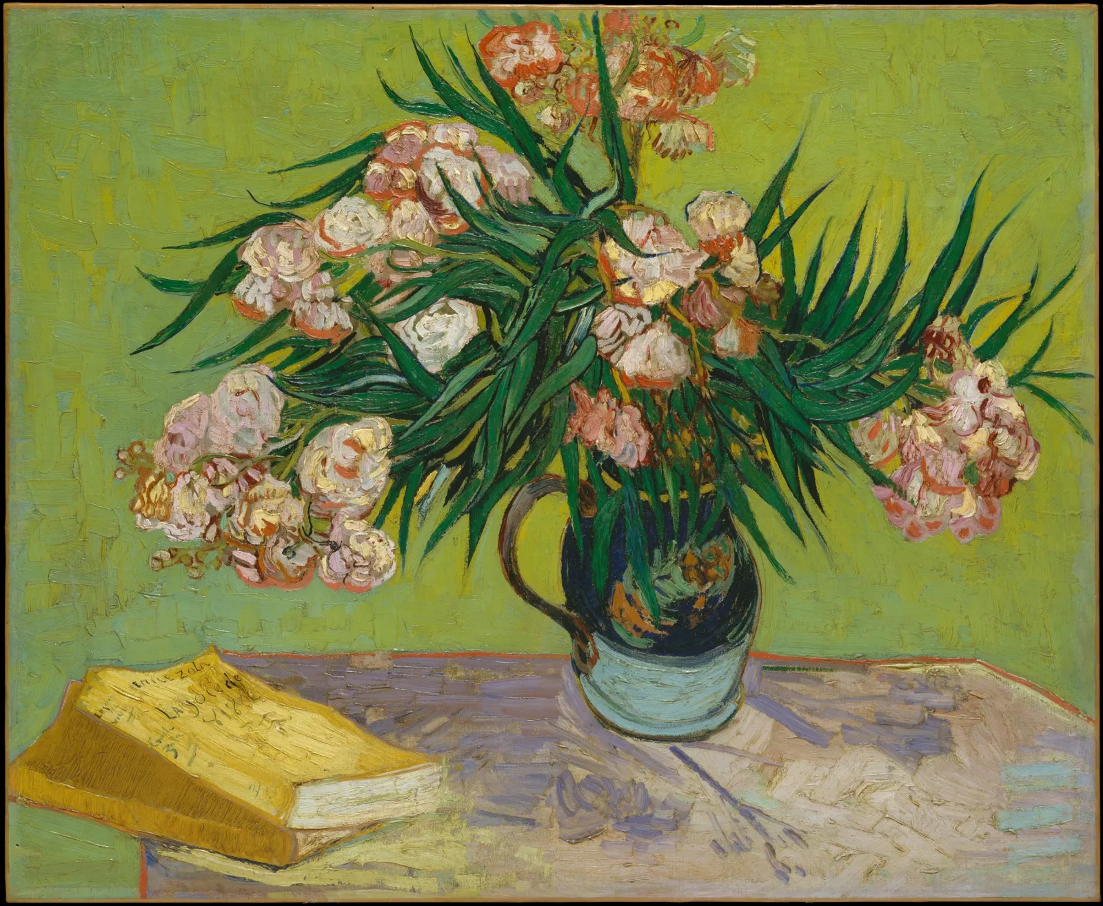 Vase aux lauriers roses, Vincent van Gogh