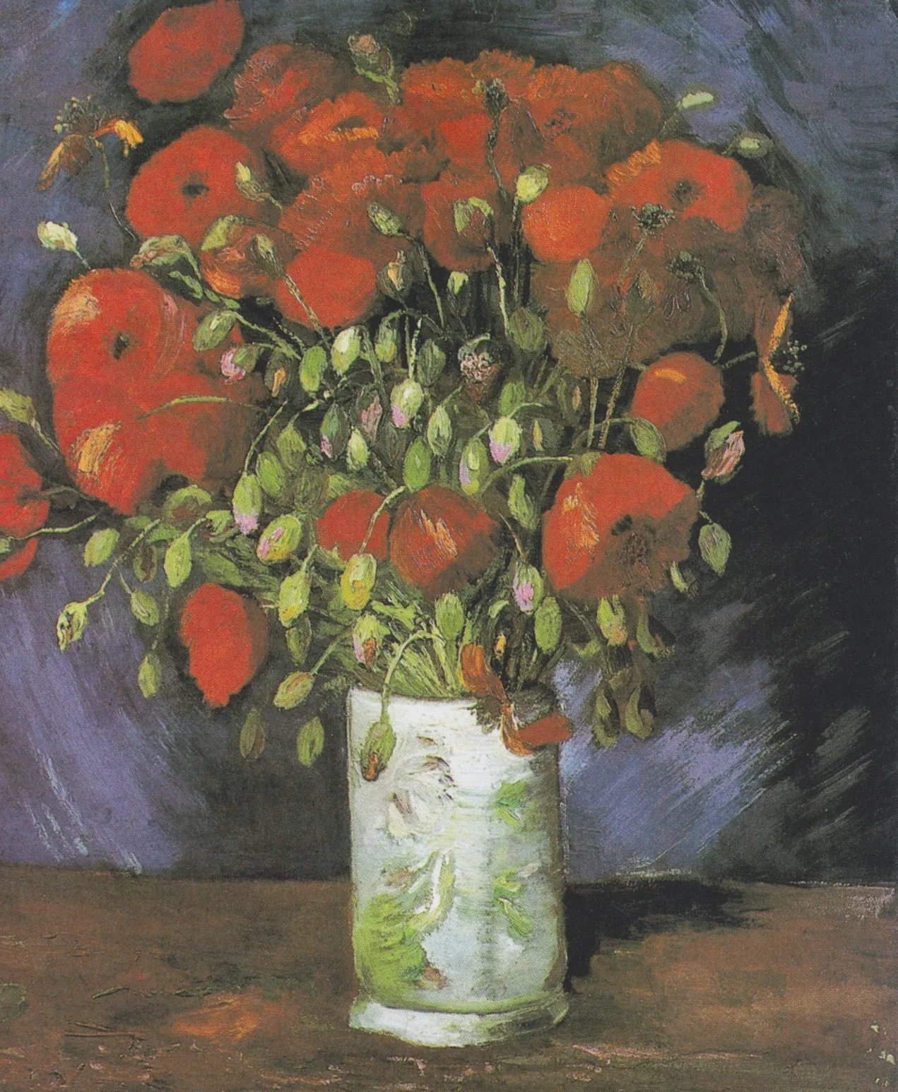 Vase de pavots, Vincent van Gogh
