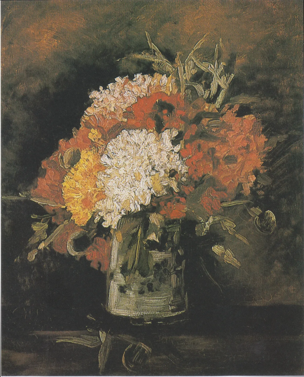 Vase with Carnations, Vincent van Gogh