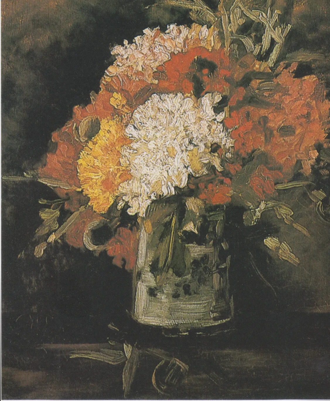 Vase with Carnations, Vincent van Gogh