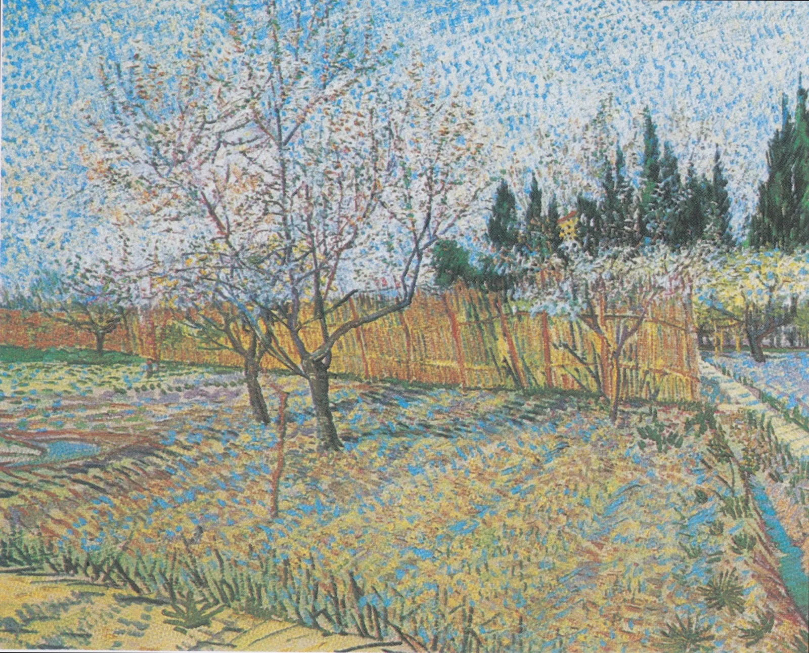 Verger avec cyprès, Vincent van Gogh