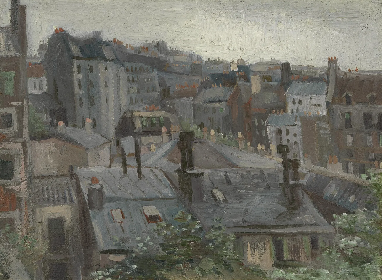 View from Vincent's Studio, Vincent van Gogh