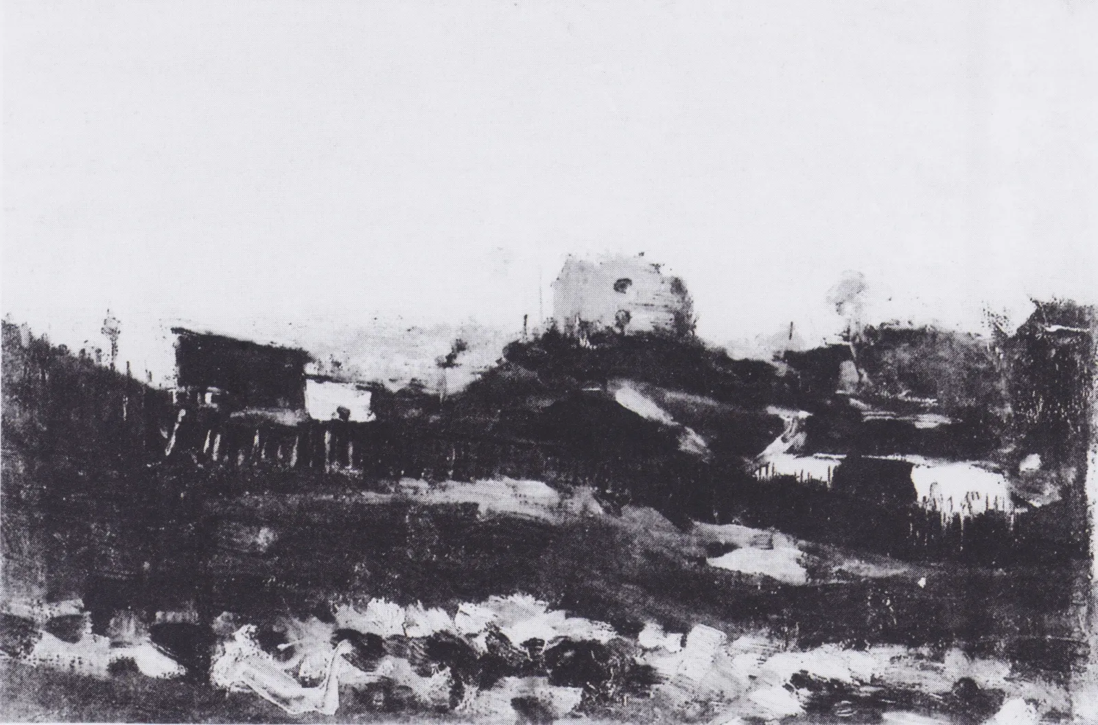 View of Montmartre with Quarry, Vincent van Gogh