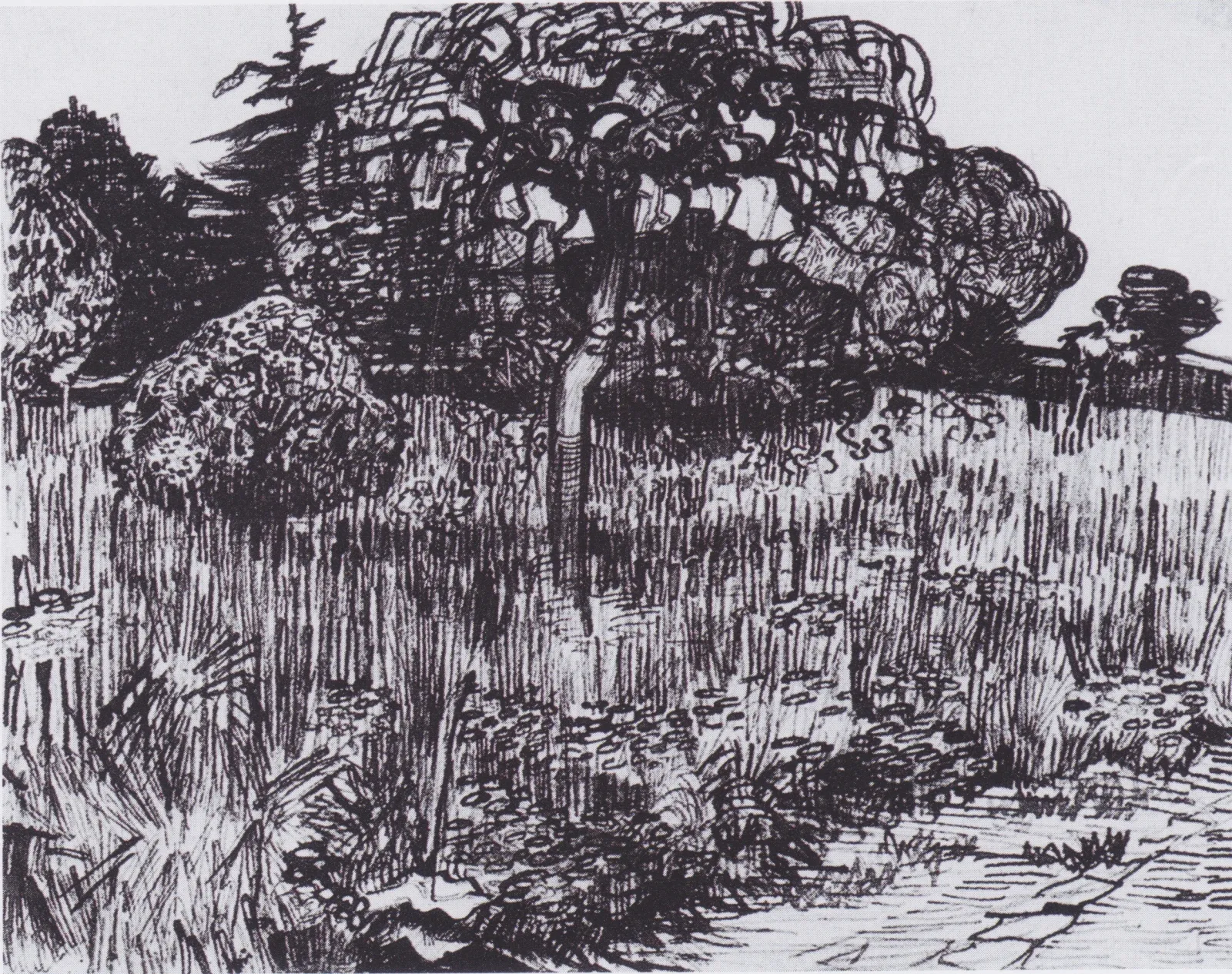 View of the park from Arles, Vincent van Gogh