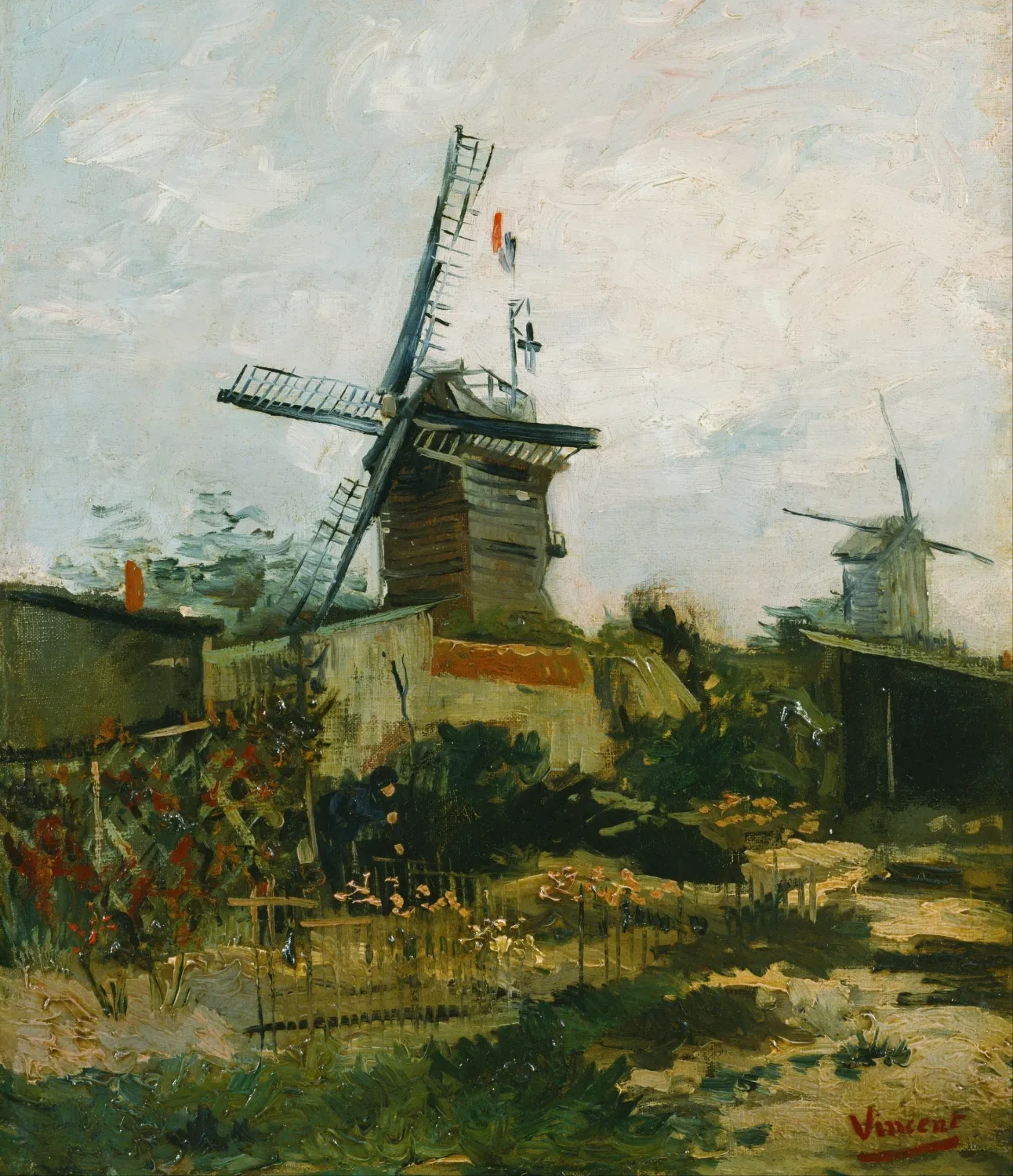 Windmills on Montmartre, Vincent van Gogh