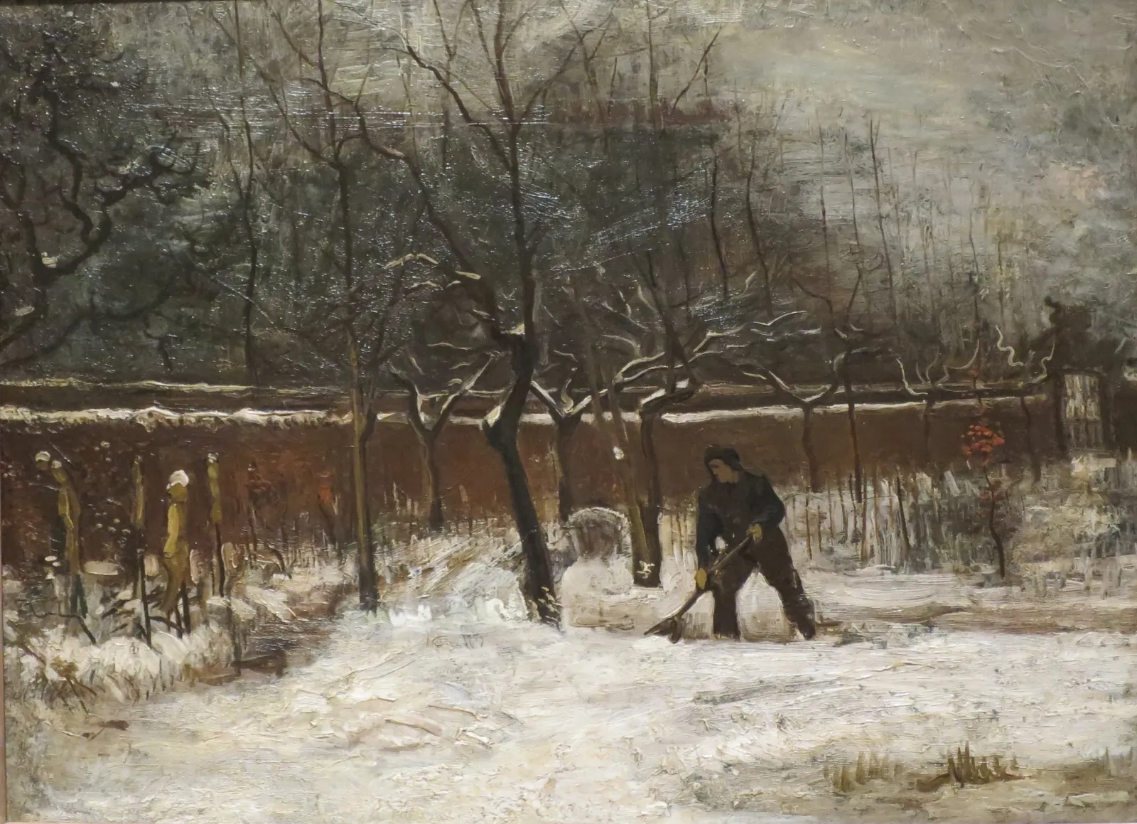 Winter (The Vicarage Garden under Snow), Vincent van Gogh