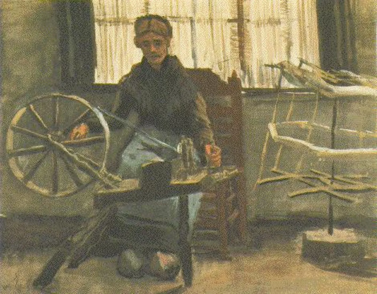 Woman Reeling Yarn, Vincent van Gogh