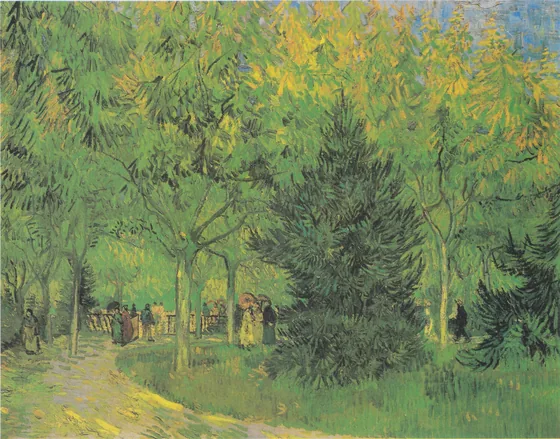 A Lane in the Public Garden at Arles
