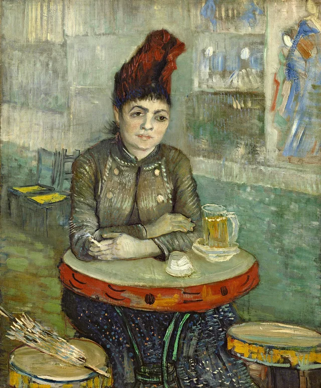 Agostina Segatori en el café del Tambourin, Vincent van Gogh