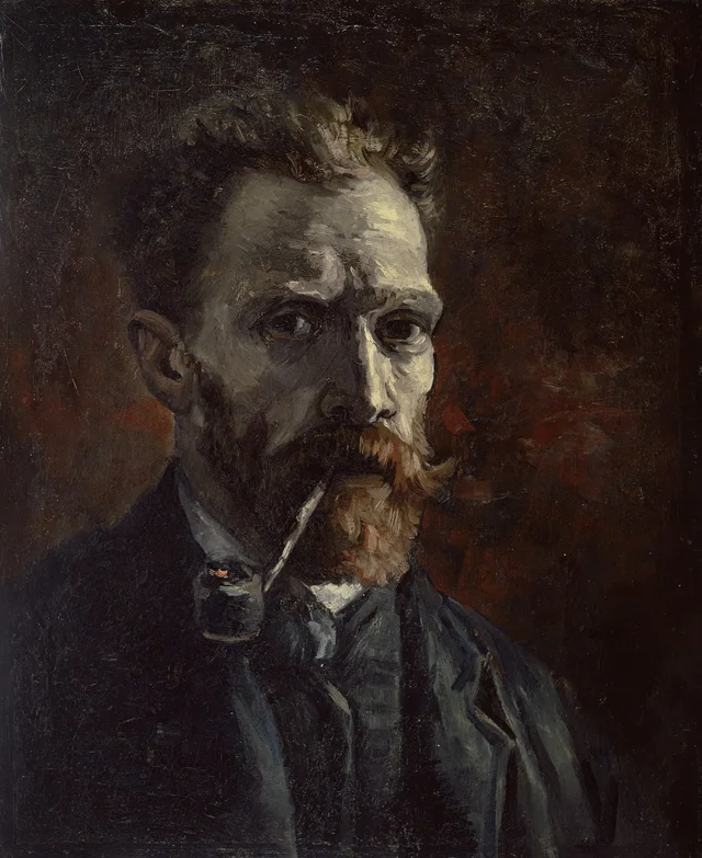 Autorretrato con pipa