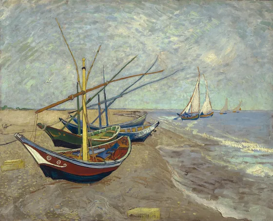 Barques aux Saintes-Maries