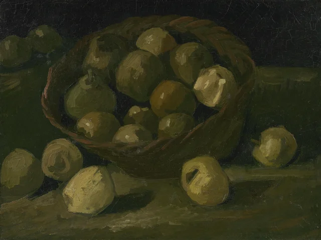 Cesta de manzanas