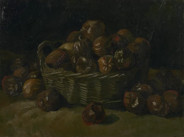 Cesta de manzanas