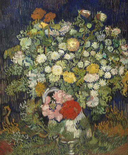 Bouquet of Flowers in a Vase