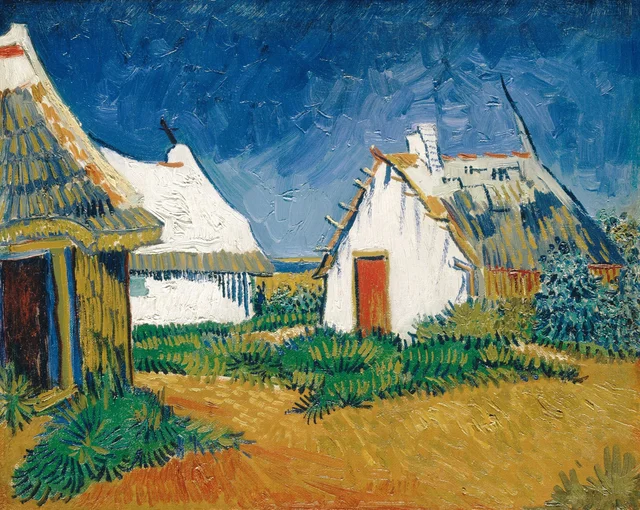 Cabañas blancas en Saintes-Maries