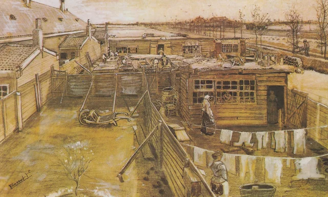 Taller de carpintero y lavandería