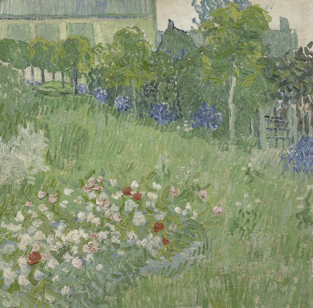 El jardín de Daubigny, Vincent van Gogh