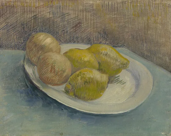Dish with Citrus Fruit
