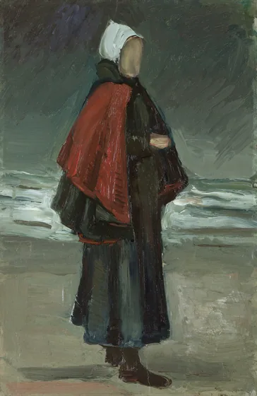 Fisherman's Wife on the Beach