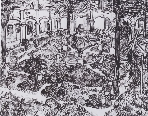 Garden of the Hospital in Arles