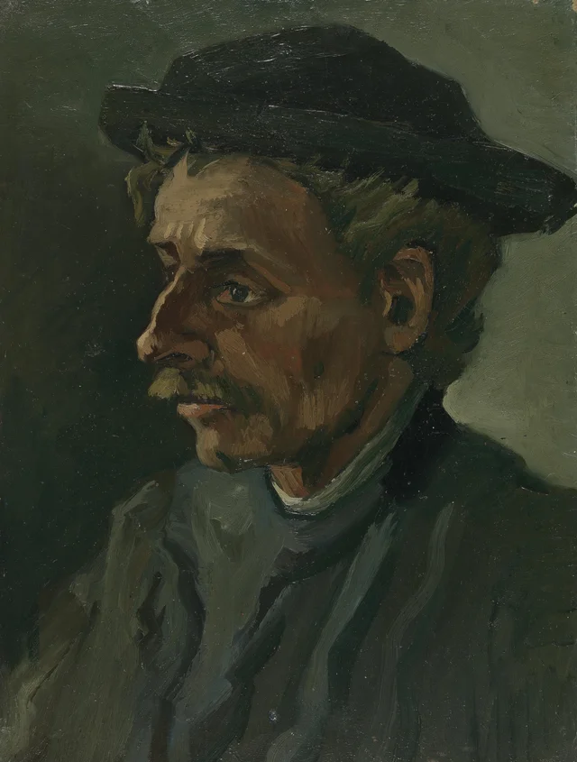 Cabeza de hombre, Vincent van Gogh